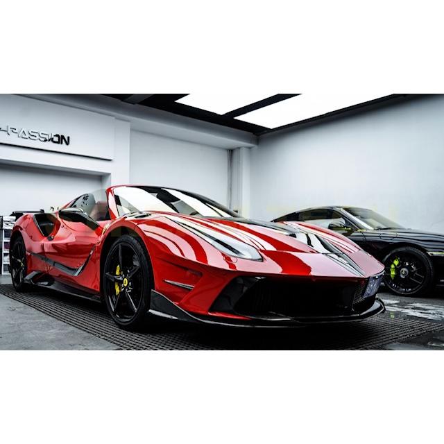 Ferrari フェラーリ 488 GTB用 MANSOスタイル カーボン ドアノブ Ferrari フェラーリ 488 GTB用 MANSOスタイル カーボン ドアノブ