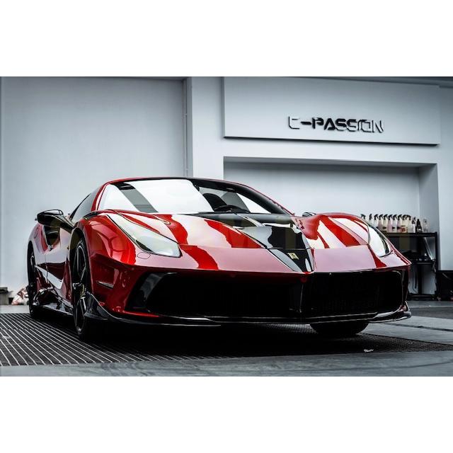 Ferrari フェラーリ 488 GTB用 MANSOスタイル カーボン ドアノブ