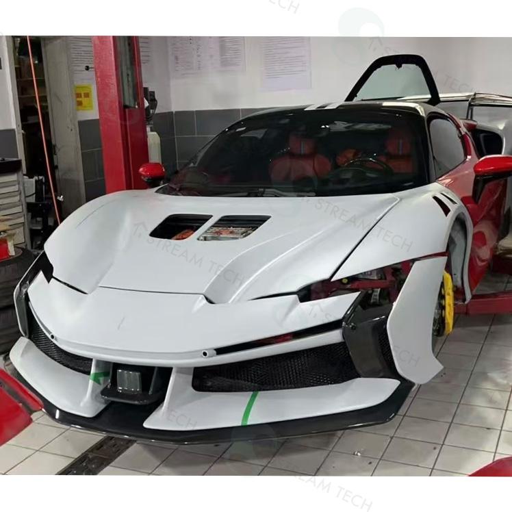 Full DRYCARBON！フェラーリ SF90 XX ストラダーレ 1:1コンポジット