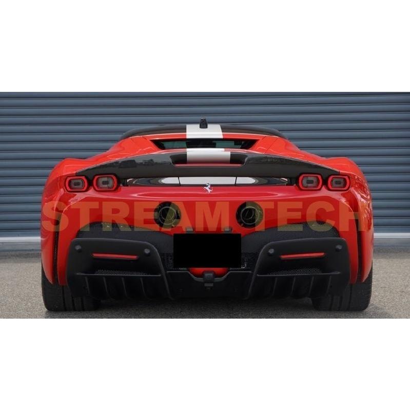 Ferrari フェラーリ SF90 ストラダーレ用 ドライカーボン リアウイング