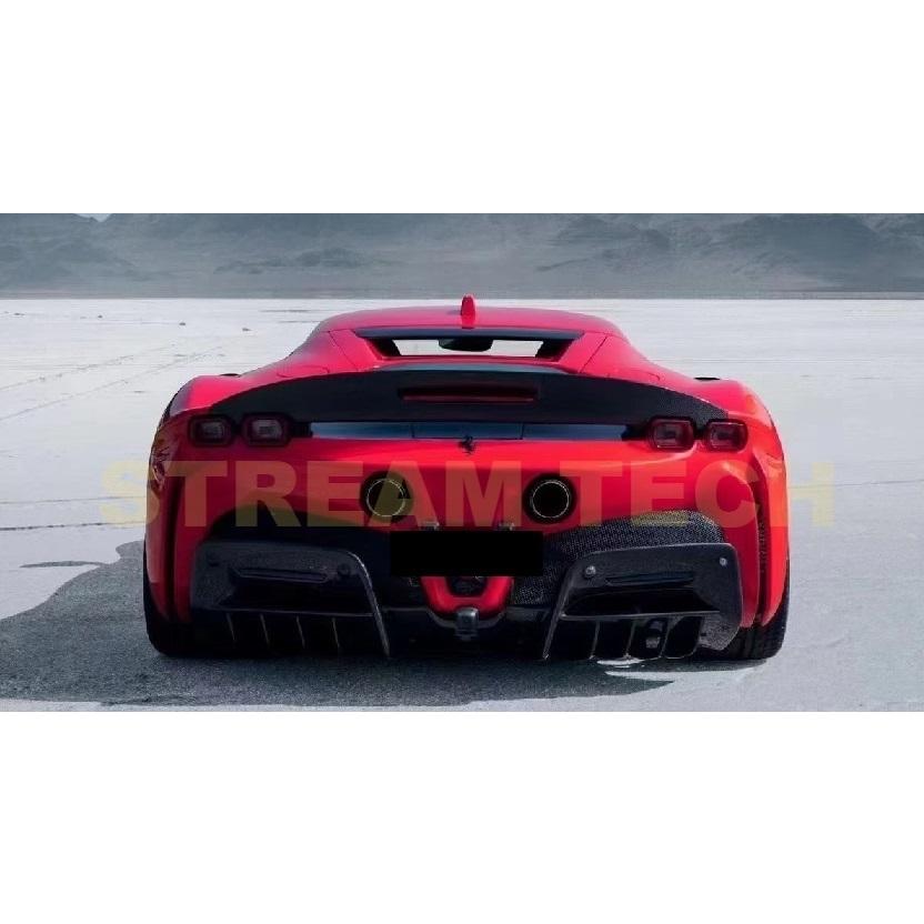 Ferrari フェラーリ SF90 ストラダーレ用 ドライカーボン リアウイング