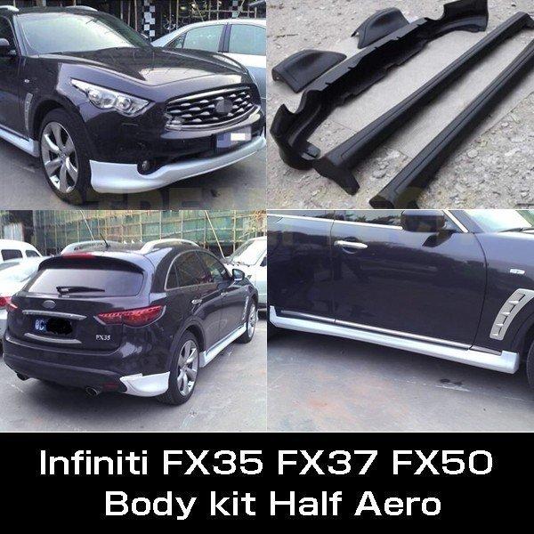 NISSAN 日産 インフィニティ FX35 FX37 FX50用 純正タイプ エアロ 5点セット PPウレタン製 ボディーキット フルエアロパーツ ニッサン INFINITY 人気商品 | 
