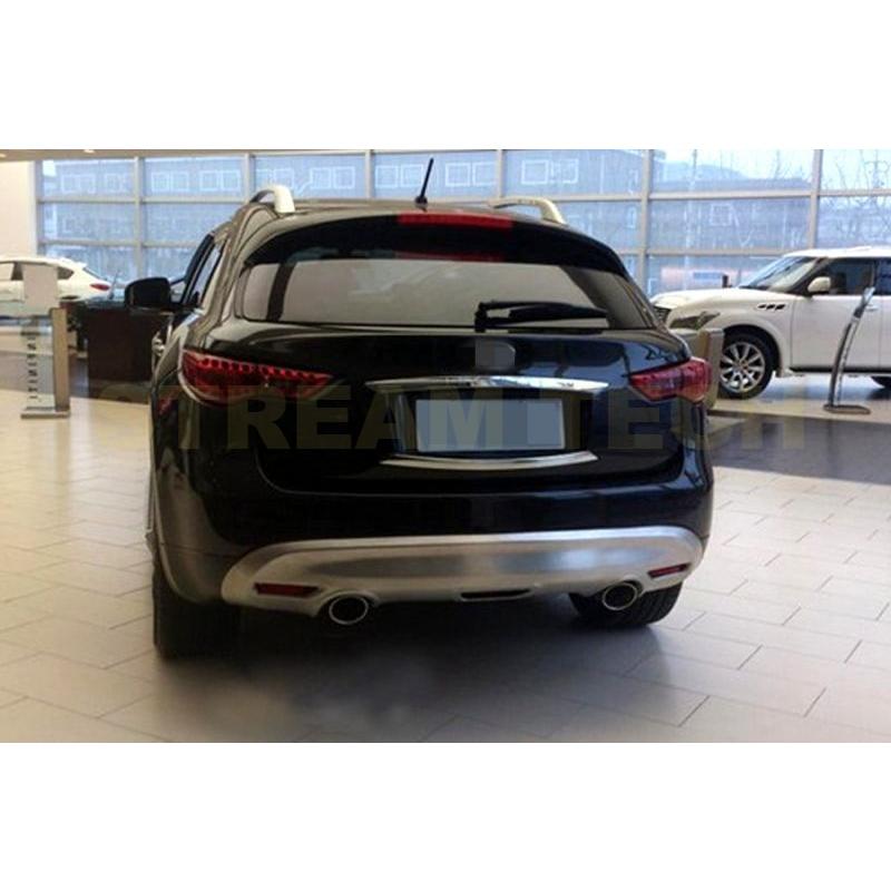 NISSAN 日産 インフィニティ FX35 FX37 FX50用 バンパーガード 前後セット ステンレス製 フロントバンパーカード リアバンパーガード エアロガード INFINITI |  | 01