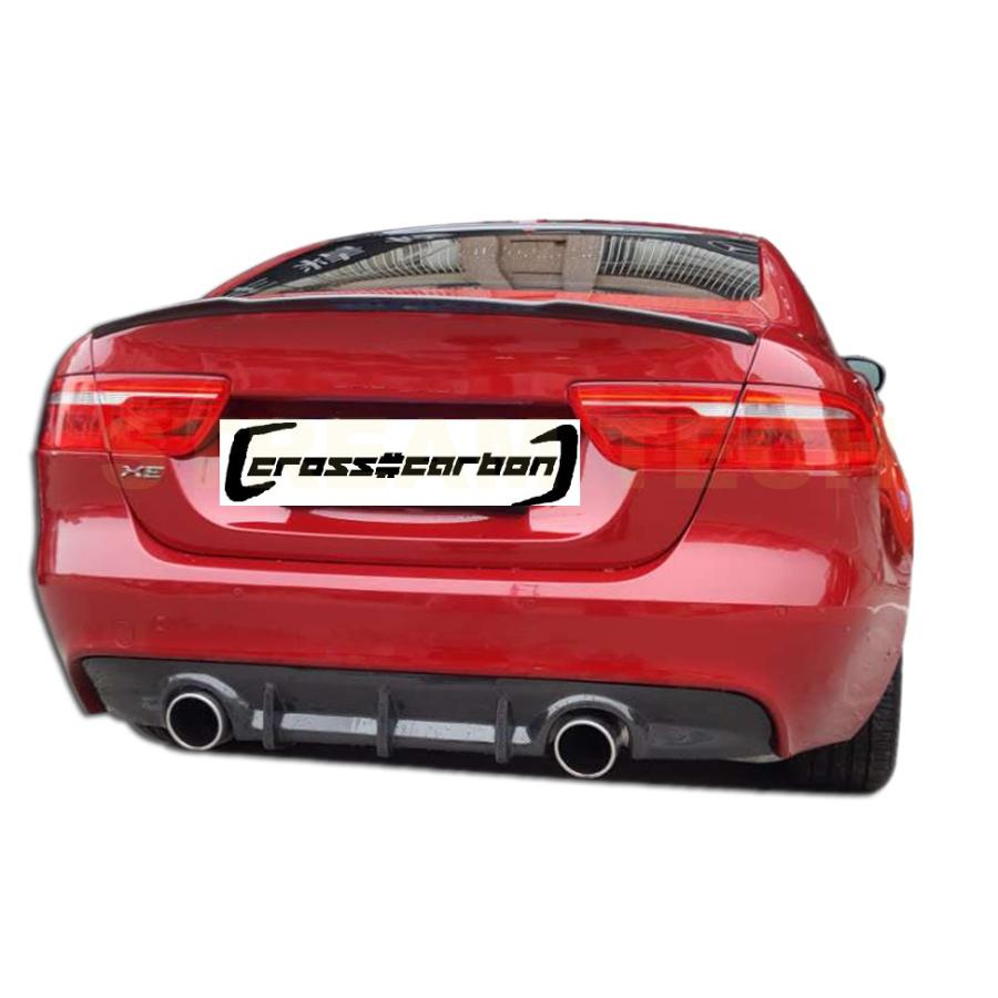 JAGUAR ジャガー XE セダン用 カーボン トランクスポイラー リア JAGUAR ジャガー XE セダン用 カーボン トランクスポイラー リア