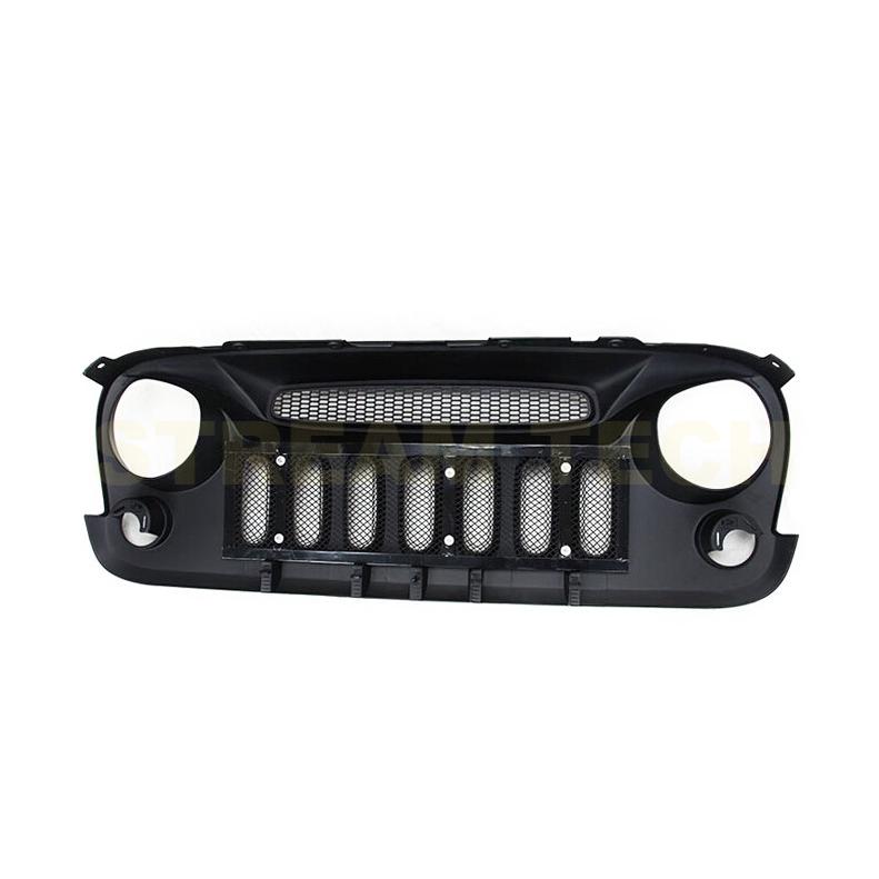 Jeep ジープ ラングラー用 ゴーストタイプ フロントグリル センターグリル ラジエターグリル バンパーグリル Wrangler 3代目 JK 人気商品 |  | 04