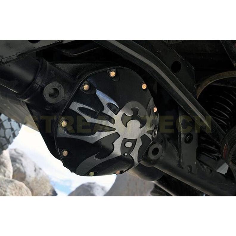 Jeep ジープ ラングラー用 ポイズンスパイダーカスタムタイプ フロントデフカバー エアロガーニッシュ エアロパーツ スチール Wrangler 3代目 JK 人気商品 | 