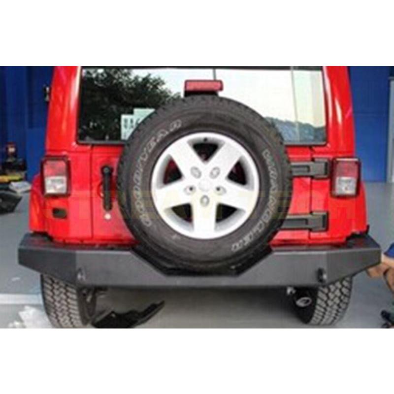 Jeep ジープ ラングラー用 リアバンパーガード バンパーガード バンパープロテクター エアロパーツ スチール Wrangler 3代目 JK 人気商品 |  | 01