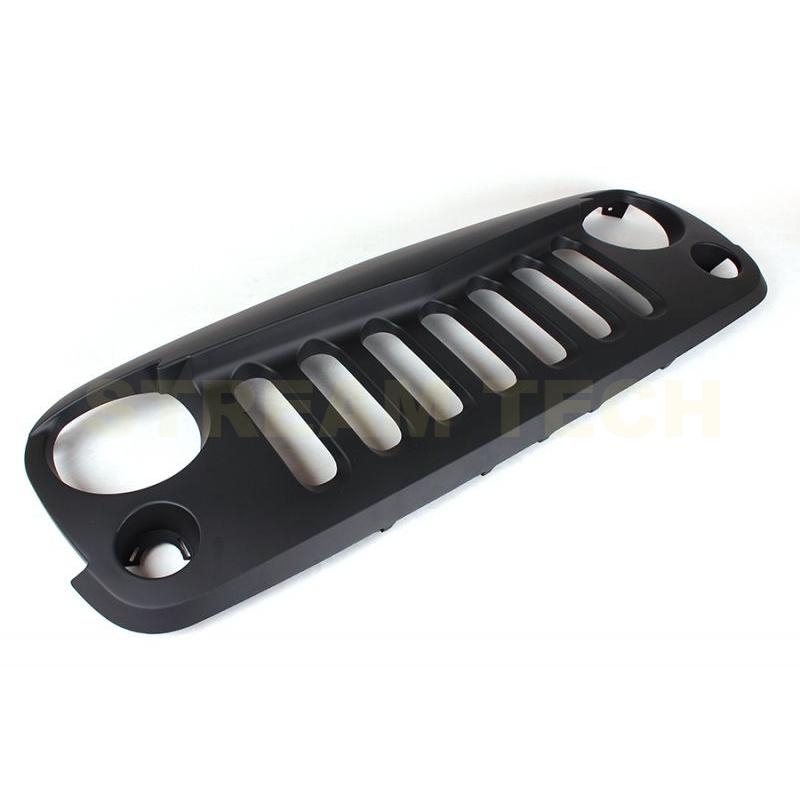 Jeep ジープ ラングラー用 アグレッシブタイプ フロントグリル センターグリル ラジエターグリル バンパーグリル Wrangler 3代目 JK 人気商品 |  | 03