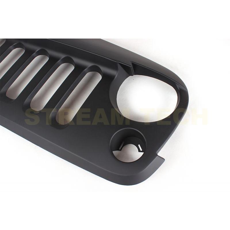 Jeep ジープ ラングラー用 アグレッシブタイプ フロントグリル センターグリル ラジエターグリル バンパーグリル Wrangler 3代目 JK 人気商品 |  | 05