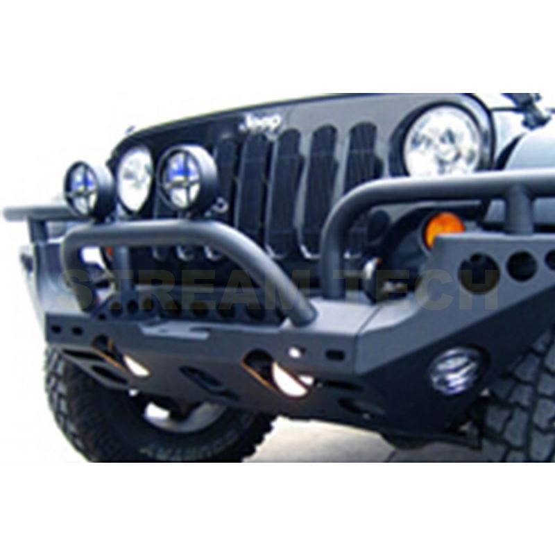 Jeep ジープ ラングラー用 フロントバンパーガード バンパーガード バンパープロテクター エアロパーツ スチール タイプ2 Wrangler 3代目 JK 人気商品 |  | 02