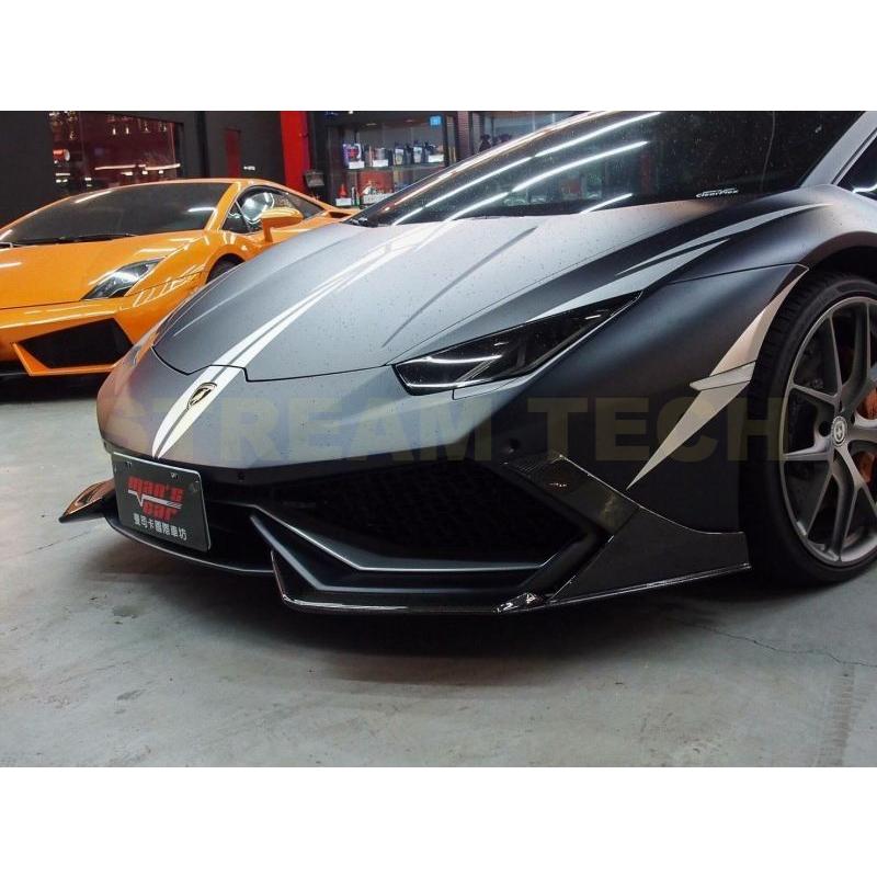 Lamborghini ランボルギーニ ウラカン LP-610用 カーボン フロントスプリッター バンパースプリッター フロントリップ バンパーリップ カーボンリップ 人気商品｜streamtech｜03