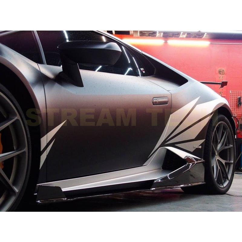 Lamborghini ランボルギーニ ウラカン LP610用 カーボン サイドスカート サイドスポイラー サイドステップ サイドシル カーボンスポイラー サイドリップ 人気 |  | 05