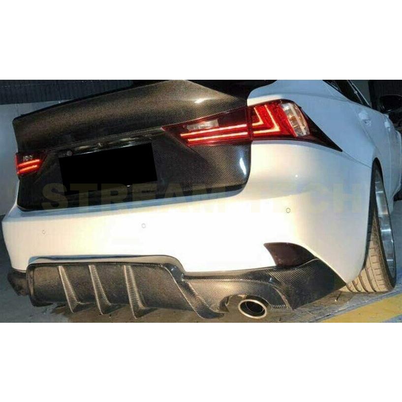 LEXUS レクサス IS Fスポーツ セダン用 DTMタイプ カーボン リアディフューザー リアリップ リアアンダースポイラー 綾織 IS200 IS250 IS350 IS300 人気商品 |  | 01