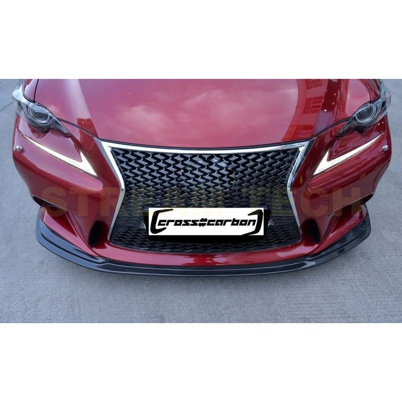 AEROWORKZ製レクサス IS F カーボンリップスポイラー 分割タイプ レクサス IS−F 3分割 カーボンリップスポイラーUSE20