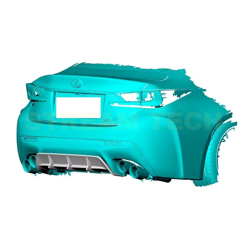 LEXUS レクサス RC F用 CCデザイン カーボン リアディフューザー LEXUS レクサス RC F用 CCデザイン カーボン リアディフューザー