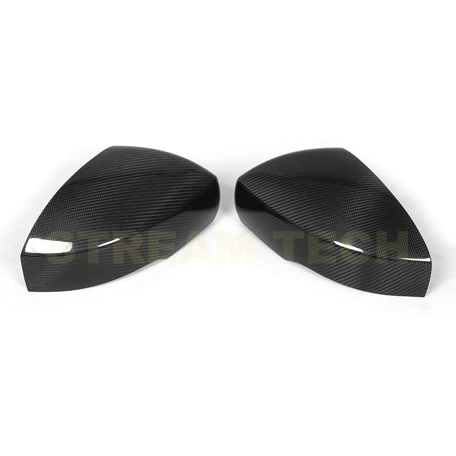 LAND ROVER ランドローバー レンジローバー用 リアルカーボン ミラーカバー 貼り付け式 サイドミラーカバー バックミラーカバー 綾織 L405 Range Rover 人気商品 |  | 03