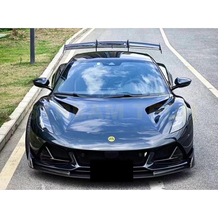 LOTUS ロータス エミーラ用 レーシングタイプ ドライカーボン サイド 