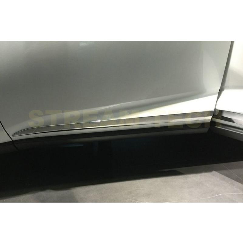 LEXUS レクサス NX用 ABS製 サイドドアトリム クローム調 サイドスポイラー ドアシル 塗装保護 傷防止 泥ガード 傷ガード AZ10型 NX200 NX300 |  | 01