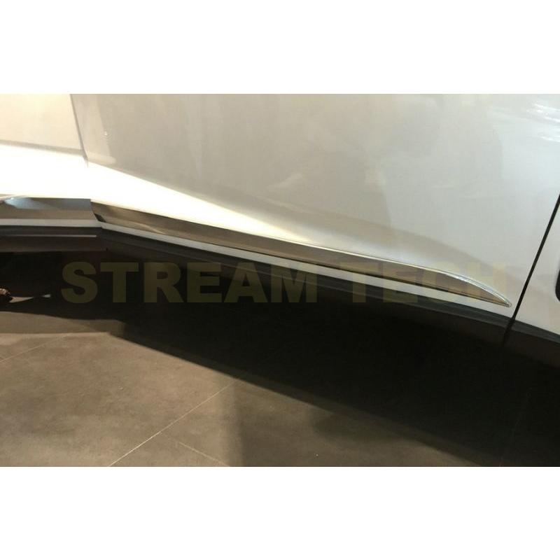 LEXUS レクサス NX用 ABS製 サイドドアトリム クローム調 サイドスポイラー ドアシル 塗装保護 傷防止 泥ガード 傷ガード AZ10型 NX200 NX300 |  | 03