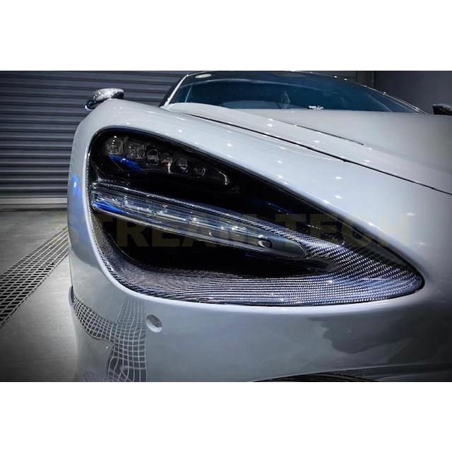 Mclaren マクラーレン 7s クーペ スパイダー用 ドライカーボン ヘッドライト インナーパネル 左右セット ライトガーニッシュ ライトカバー Rcma7 B Cov0001 Stream Tech 通販 Yahoo ショッピング