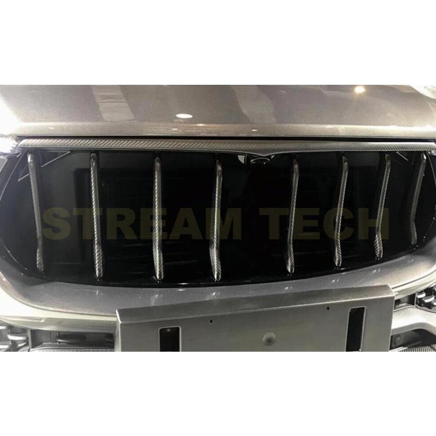 MASERATI マセラティ レヴァンテ用 カーボン フロントグリルモール