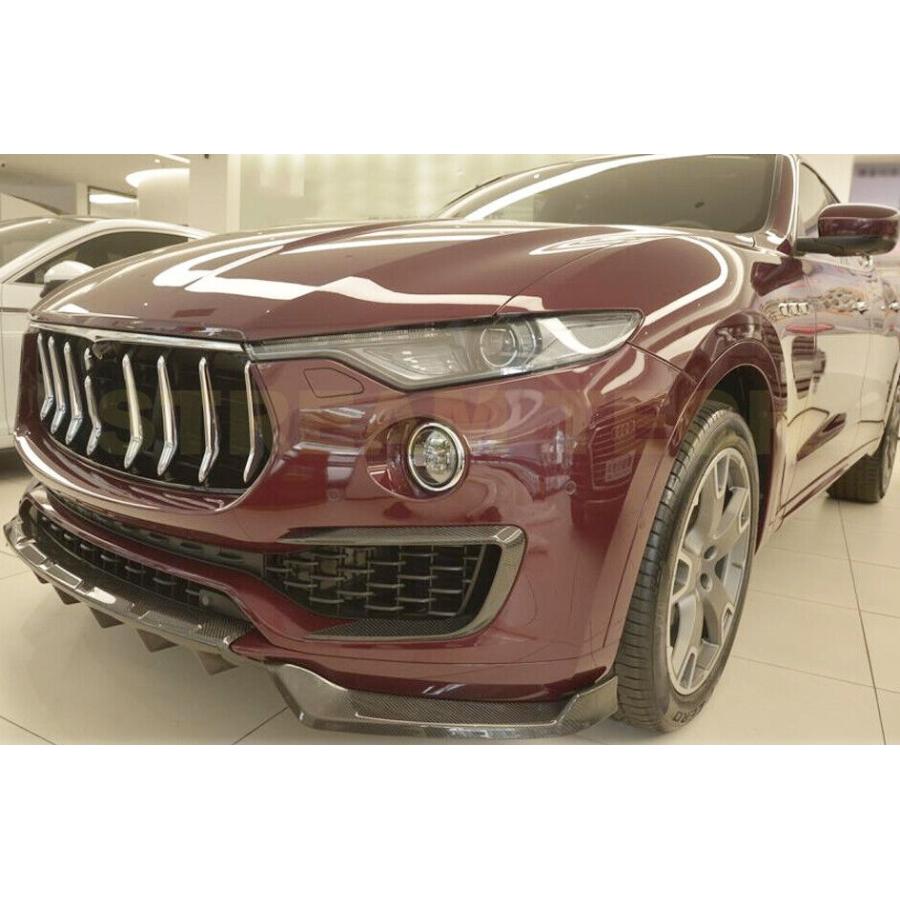 MASERATI マセラティ レヴァンテ用 カーボン フロントスプリッター 