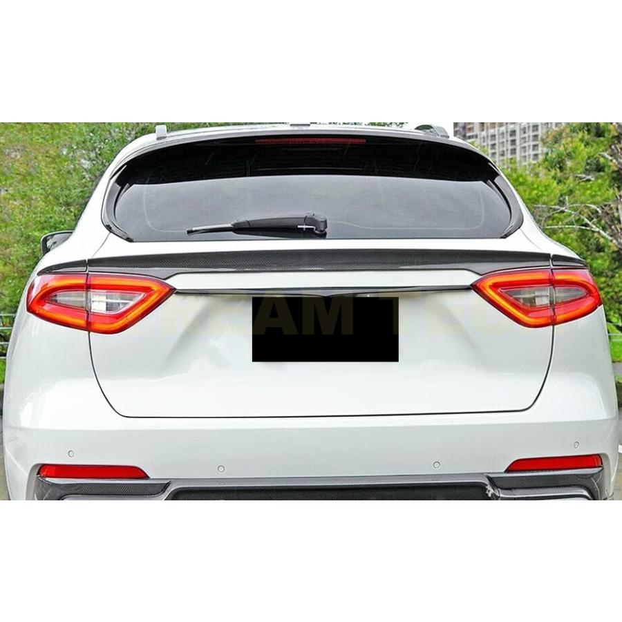 【栗島さま専用】Maserati Levante カーボンスポイラー3点セット MASERATI マセラティ レヴァンテ用 カーボン リアハッチスポイラー 3