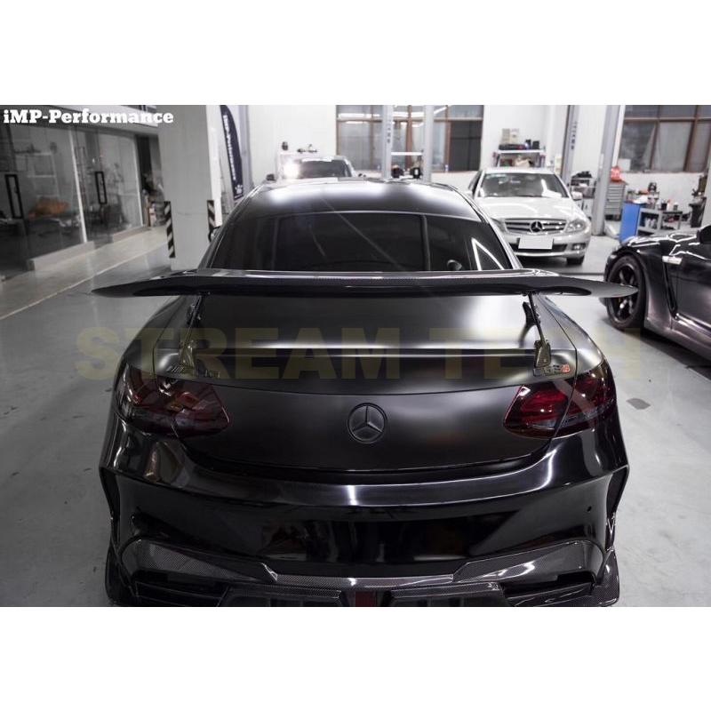 BENZ メルセデス ベンツ C205 Cクラス用 IMP ハーフカーボン リア 