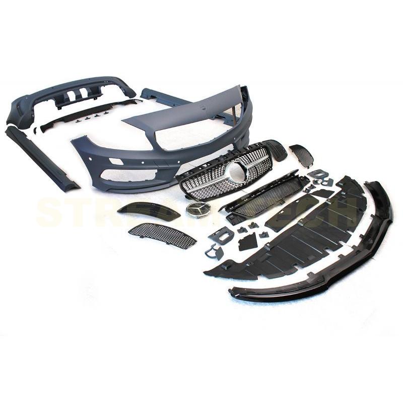 BENZ メルセデス ベンツ W176 Aクラス用 A45 AMGタイプ フルエアロセット PPウレタン製 ボディキット フルエアロパーツ エアロパーツ A180 A250 A45 |  | 03