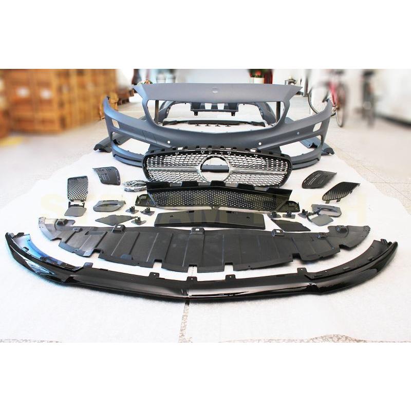 BENZ メルセデス ベンツ W176 Aクラス用 A45 AMGタイプ フルエアロセット PPウレタン製 ボディキット フルエアロパーツ エアロパーツ A180 A250 A45 |  | 05