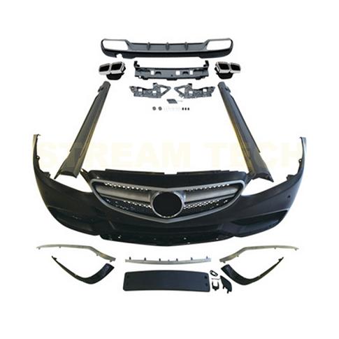 BENZ メルセデス ベンツ W212 Eクラス 後期用 後期 E63 AMGタイプ フルエアロセット ボディキット フルセット バンパー サイドステップ テールパイプ 人気商品 |  | 03