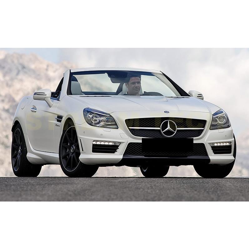 BENZ メルセデス ベンツ R172 SLK用 SLK55 AMGルック フルエアロセット PPウレタン製 フルエアロパーツ ボディキット バンパー サイドステップ | 