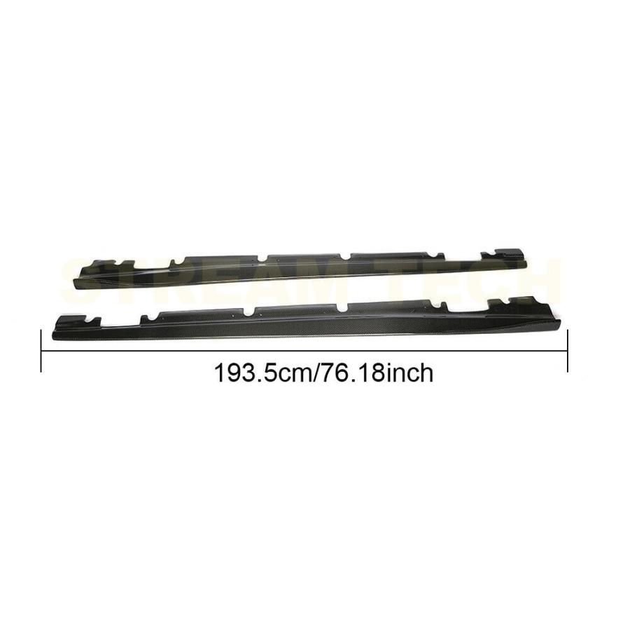 BENZ メルセデス ベンツ W117 C117 X117 CLA用 カーボン サイドスカート サイドスポイラー サイドステップ アンダースカート サイドシル 綾織カーボン 人気商品 |  | 07