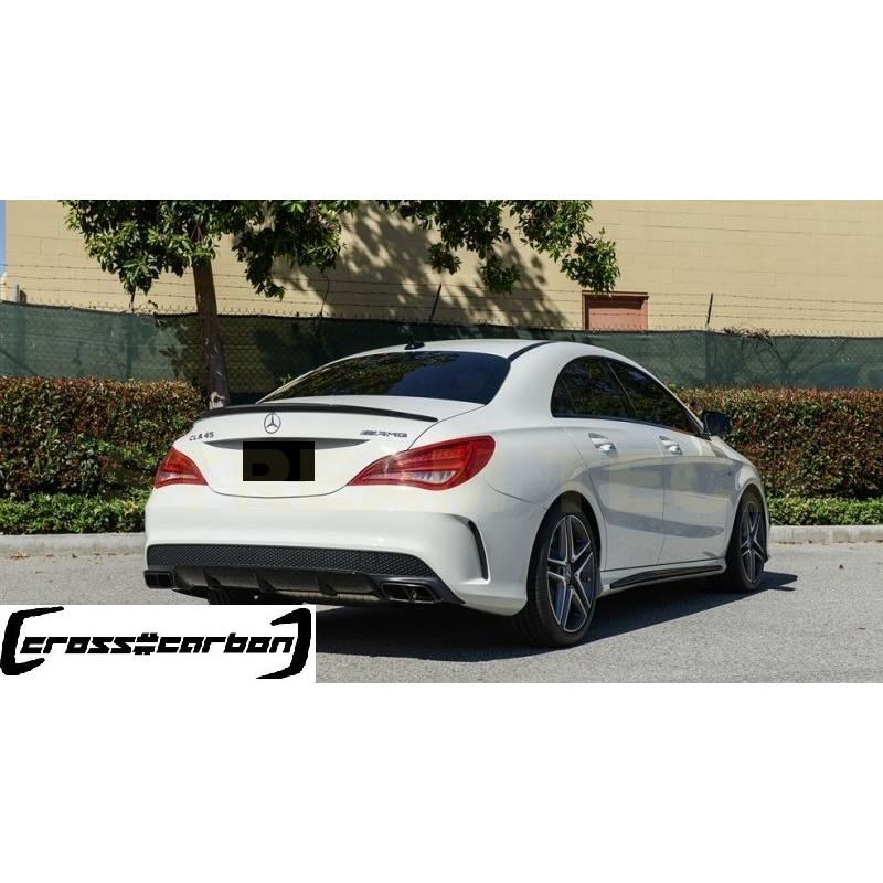 BENZ メルセデス ベンツ W117 C117 CLA クーペ用 ダックテール カーボン トランクスポイラー リアスポイラー チンスポイラー リアウイング 綾織 CLA45 AMG 人気 | 