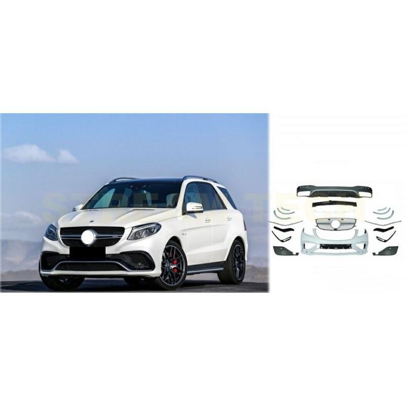 BENZ メルセデス ベンツ W166 GLE SUV用 GLE63 AMGタイプ フルエアロセット ボディキット フルセット 前後セット バンパーセット PPウレタン製 AMG 人気商品 |  | 04