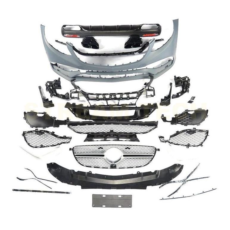 BENZ メルセデス ベンツ W166 GLE SUV用 GLE63 AMGタイプ フルエアロセット ボディキット フルセット 前後セット バンパーセット PPウレタン製 AMG 人気商品 |  | 08
