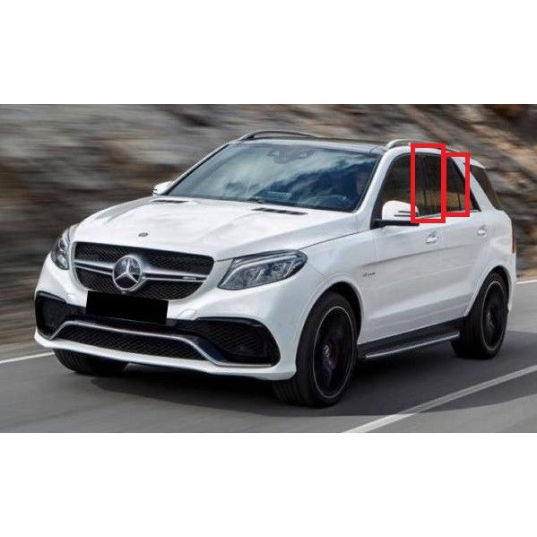 BENZ メルセデス ベンツ W166 GLE SUV用 リアルカーボン ピラーパネル