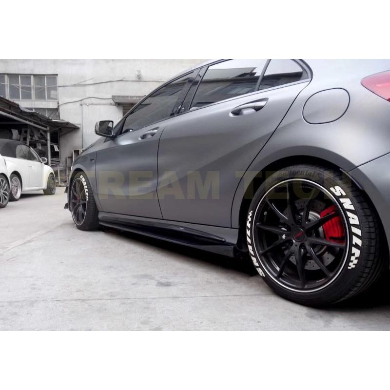 BENZ メルセデス ベンツ W176 Aクラス スポーツ A45 AMG 後期用 BKSSスタイル カーボン サイドスカート サイドステップ サイドスポイラー サイドシル 180 250 |  | 02