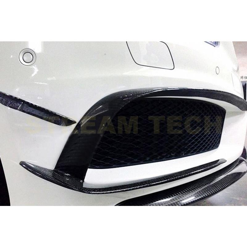 BENZ メルセデス ベンツ W176 Aクラス スポーツ 前期用 レボスタイル カーボン フロントカナード バンパーカナード バンパーフィン 綾織 A180 A250 A45 AMG 人気 |  | 02