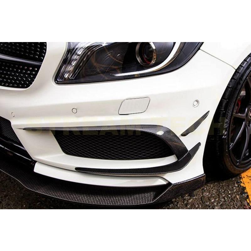 BENZ メルセデス ベンツ W176 Aクラス スポーツ 前期用 レボスタイル カーボン フロントカナード バンパーカナード バンパーフィン 綾織 A180 A250 A45 AMG 人気 |  | 03