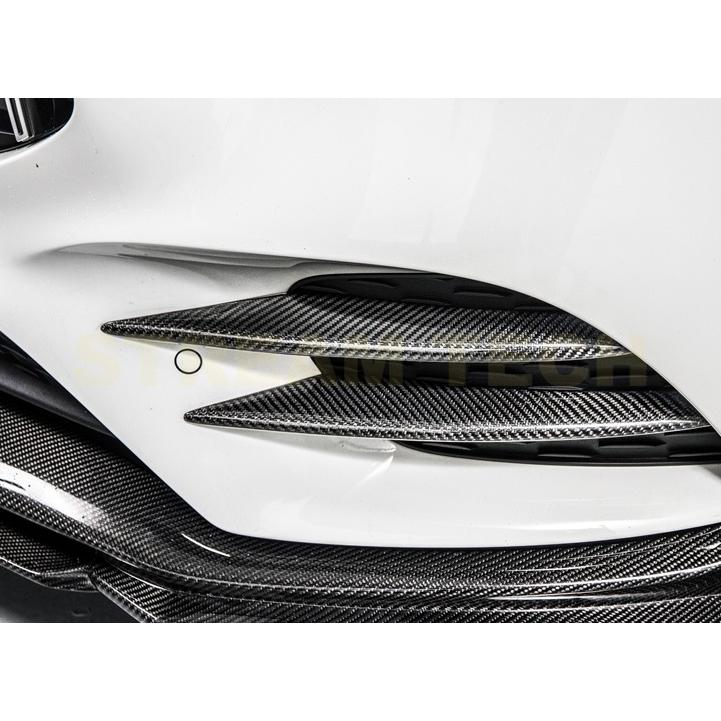 BENZ メルセデス ベンツ W177 Aクラス AMGライン用 GTタイプ カーボン フロントカナード 6ピース フロントスプリッター エアロガーニッシュ 綾織 A35 AMGの画像