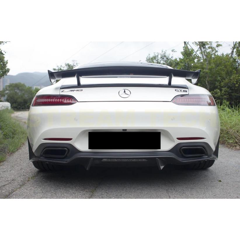 BENZ メルセデス ベンツ C190 AMG GT用 カーボン リアディフューザー 3ピース リアアンダースポイラー リアバンパーリップ アンダーリップ 綾織 GTS 人気商品 |  | 01