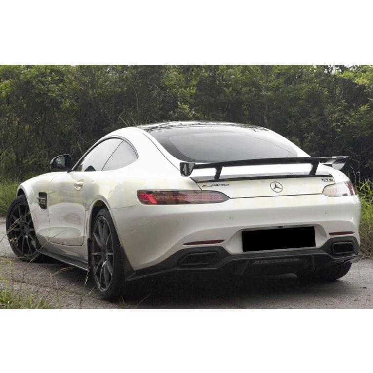 BENZ メルセデス ベンツ C190 AMG GT用 カーボン リアディフューザー 3ピース リアアンダースポイラー リアバンパーリップ アンダーリップ 綾織 GTS 人気商品 |  | 02