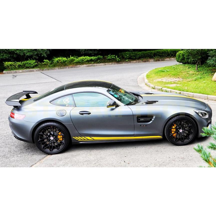 BENZ メルセデス ベンツ C190 AMG GT用 カーボン サイドスカート