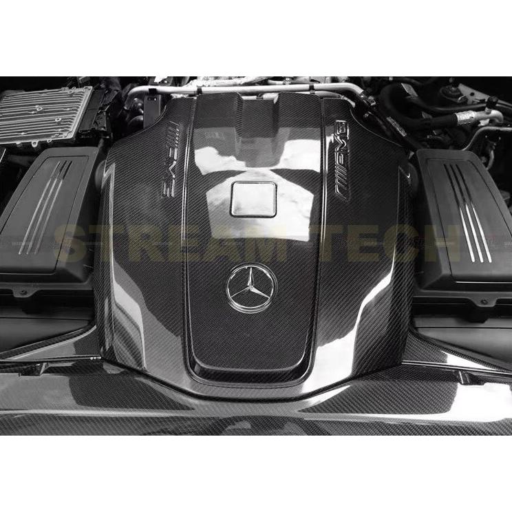 BENZ メルセデス ベンツ C190 AMG GT用 ドライカーボン エンジンカバー