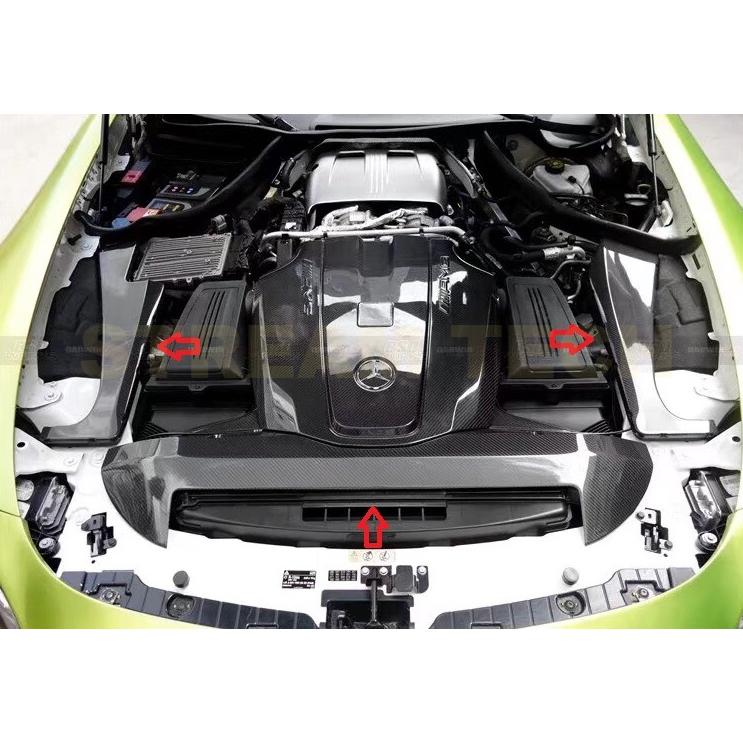 BENZ メルセデス ベンツ C190 AMG GT用 ドライカーボン ラジエター