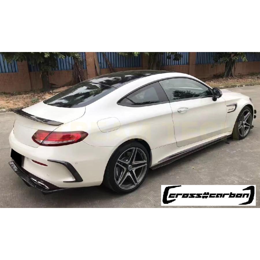 BENZ メルセデス ベンツ C205 A205 C63 AMG用 カーボン リアバンパー 