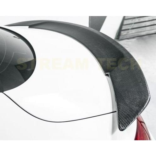 Cクラス W205 カーボン調リアスポイラー メルセデスベンツ W205 Cクラス セダン用 トランクスポイラー