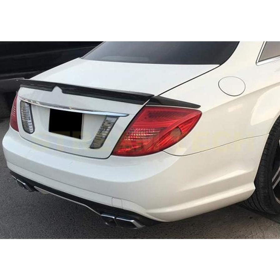特価 ベンツ C216 CLクラス カーボン トランクスポイラー リア