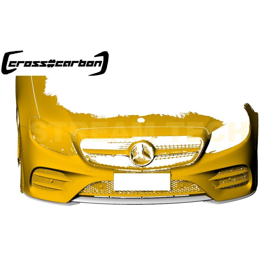 BENZ メルセデス ベンツ C238 A238 Eクラス スポーツ 前期用 MLタイプ カーボン フロントスポイラー 3ピース リップスポイラー フロントリップ 綾織 W238 人気の画像